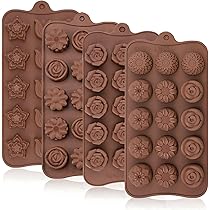 Amazon.co.jp: CosHall チョコレート型 シリコンモールド 6個